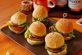 BANDEJA DE MINI HAMBURGESAS 16und